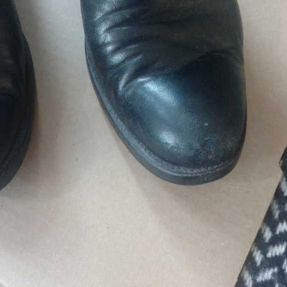 Black Leather Vero Cuoio Over The Knee OTK Boots - Picture 9 of 10